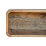Solid Wood Wall Mounted Open Bedside