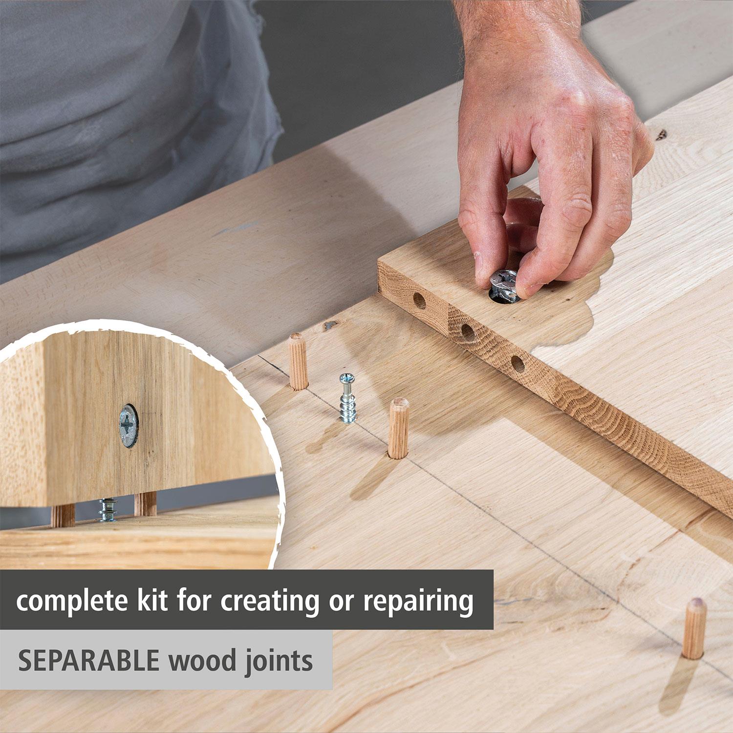 Furniture Cam Lock Kit With Drilling Template For Cabinets & Drawers