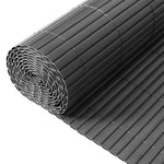 Pvc Privacy Fence Screen For Balcony & Garden, Sun-blocking Outdoor Fence Panel, 3m L X 1/1.2/1.5/1.8/2m W Privacy Screen | Medium | Dark Gray