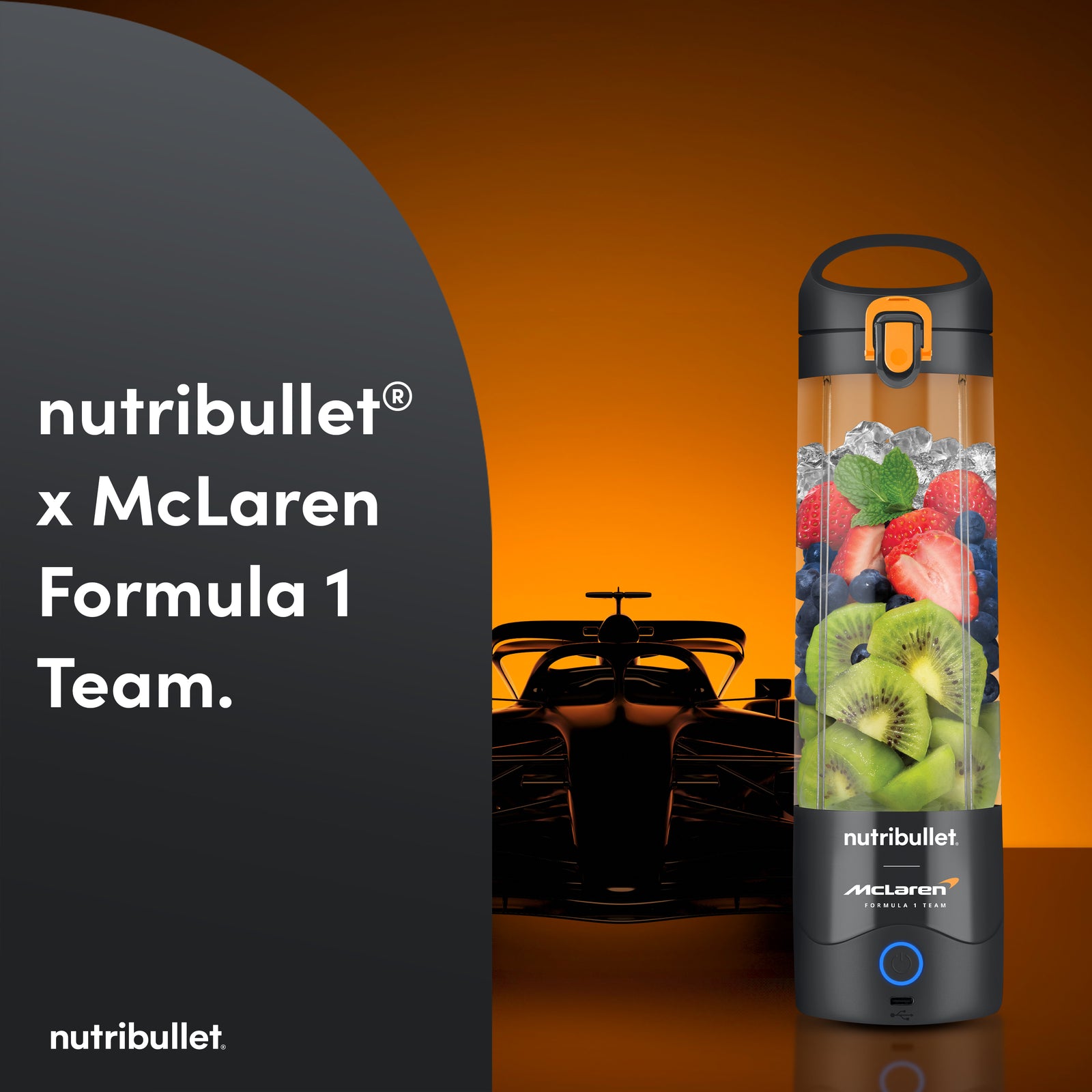 x McLaren F1 Team Portable Blender | Graphite