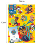 Paw Patrol Gift Wrap, 4 Sheet 4 Tag, Bundle Official Product