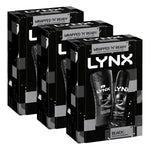 Black Duo Gift Set: Body Wash & Body Spray, 2 Piece Each | Set of 3