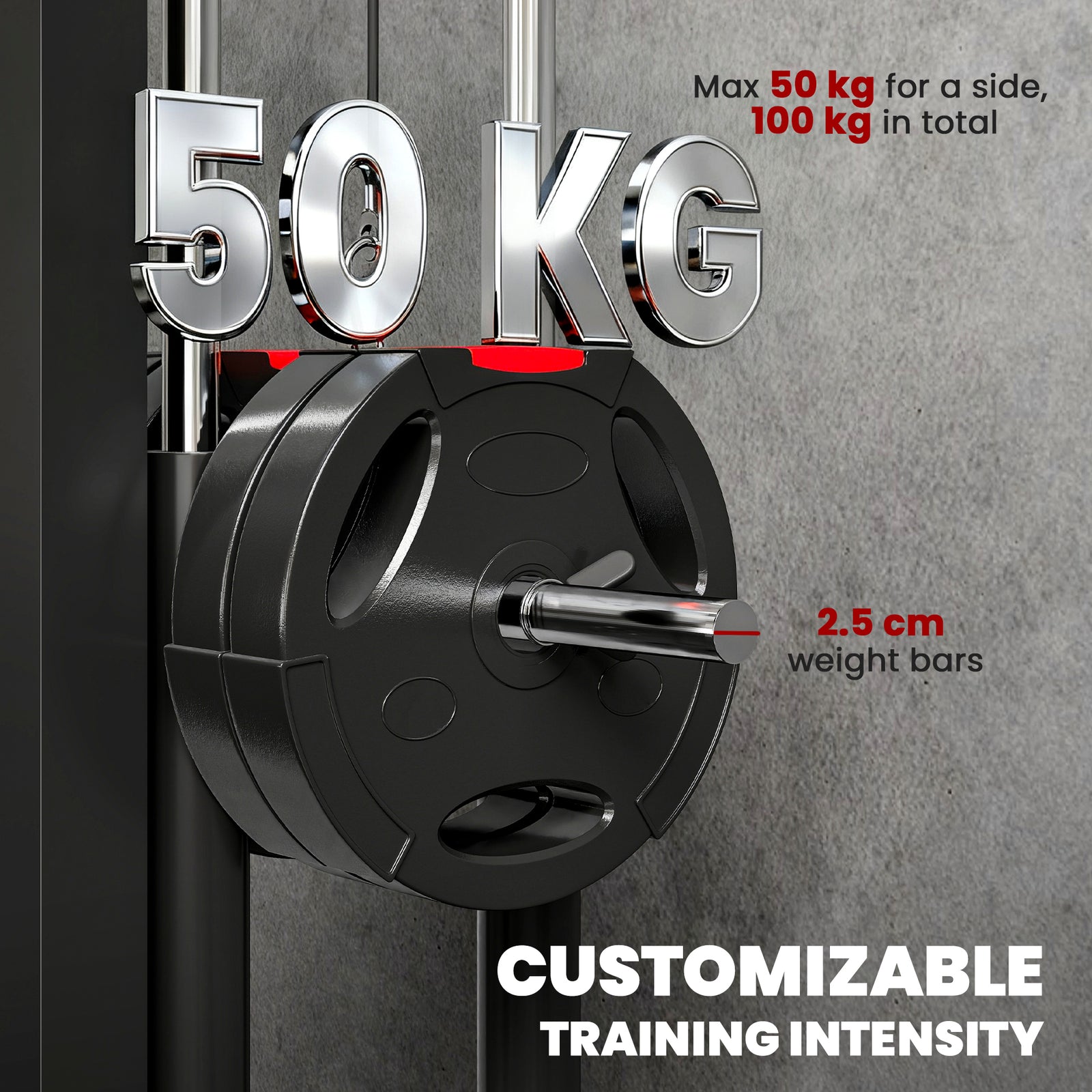 Wall Mounted Crossover Cable Machine Lat Pull Down Machine