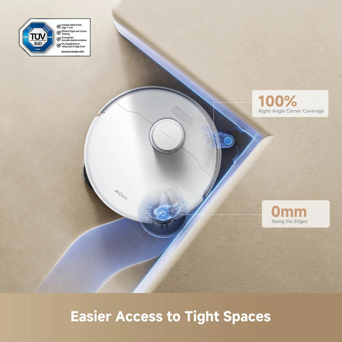 MOVA P50 Ultra Robot Vacuum and Mop
