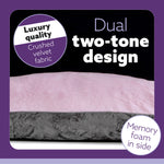 U Shaped Pregnancy Pillow, 135x75x20cm Shredded Memory Foam Full Body Maternity Cushion For Sleeping | U Shape | Pink