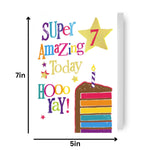 Age 7 Birthday Card Official Product