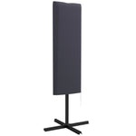 Garden Parasol Cover For 2-4m Outdoor Umbrella Uv Protector | Dark Gray