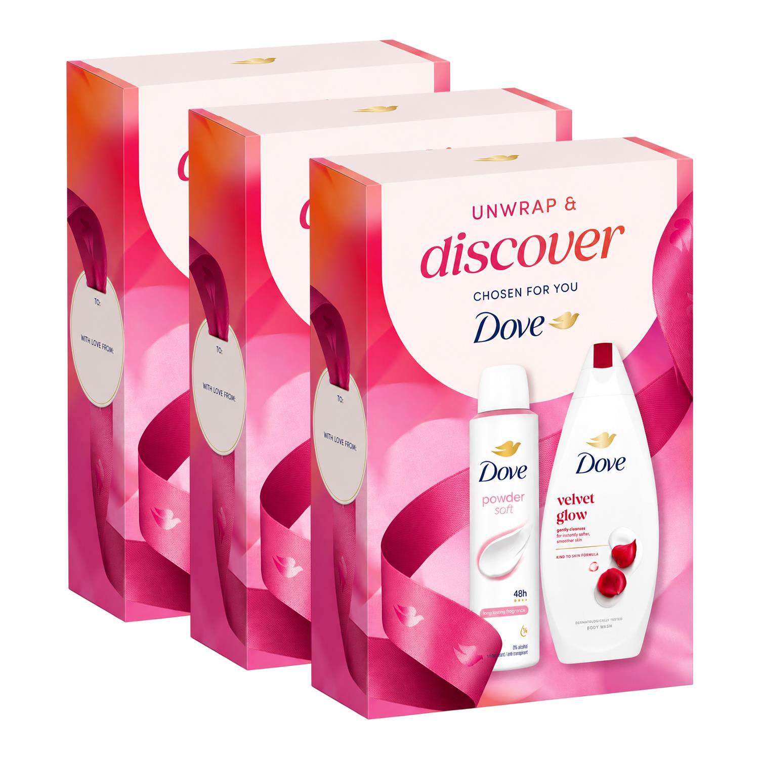 Unwrap And Discover Duo Body Wash Gift Set For Her, Gift Box | Set of 3