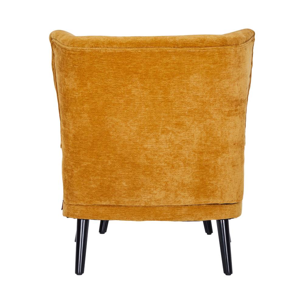 Vintage-inspired Chenille Leisure Chair With Footstool – Elegant Comfort & Durable Wooden Frame