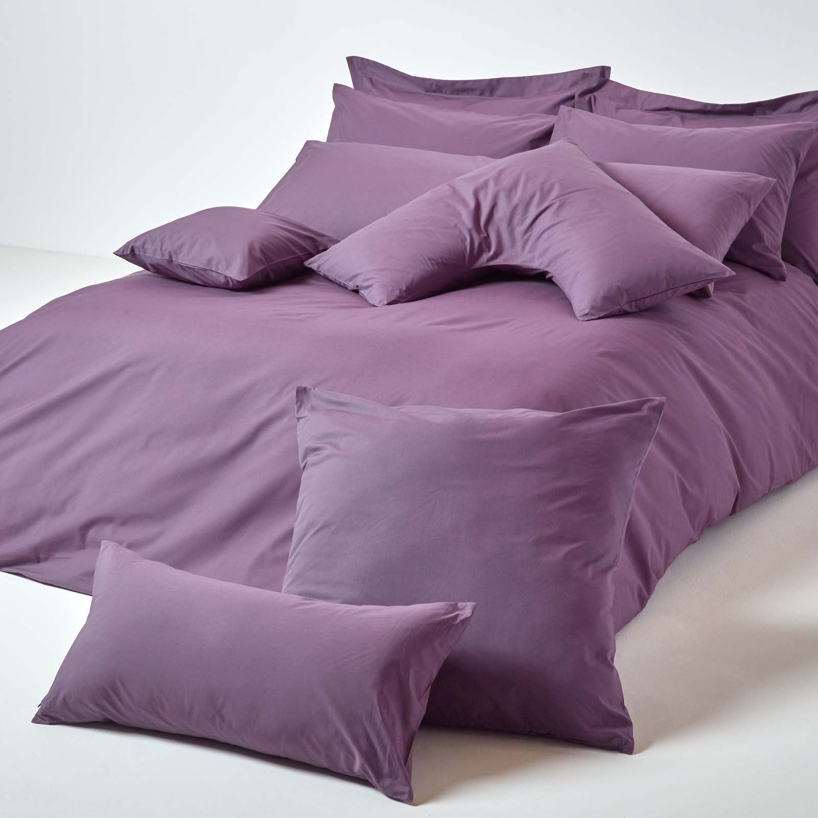 Egyptian Cotton V Shaped Pillowcase 200 Tc | V Shape | Grape