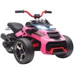 12v Kids Electric Ride On Car, Battery Powered Ride On Atv | Pink