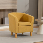Millie Fabric Accent Chair | Yellow
