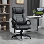 High Back Vibration Massage Chair | Black