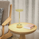 Led Cordless Table Lamp With Battery Operated For Bedroom | One Size | Gold