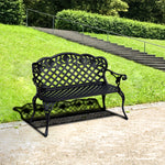 Garden Bench Park Chair Cast Aluminium