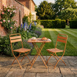 Colourways Vibrant Folding Patio Or Balcony Set | Orange