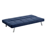 Click Clack Linen Blend Sofa Bed - 3 Seater | Blue