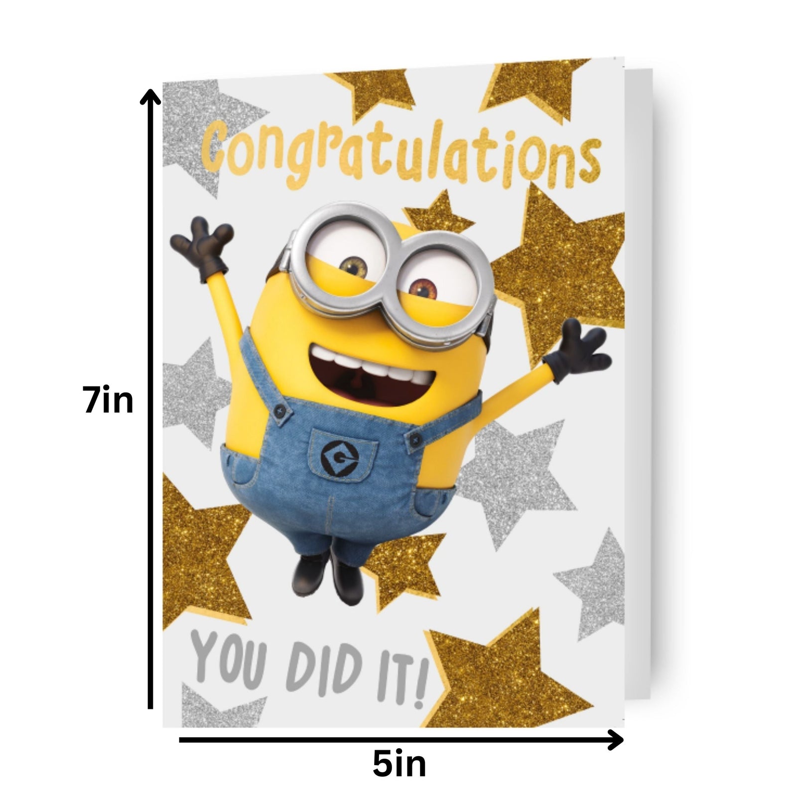 Despicable Me Minions 'you Did It' Congratulations Card Official Product