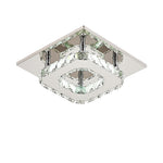 Modern Small Crystal Led Ceiling Light For Hallways And Corridor