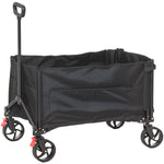 150l Folding Trolley, Collapsible Wagon | Black