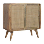 Solid Mango Wood Close-knit Sliding Cabinet