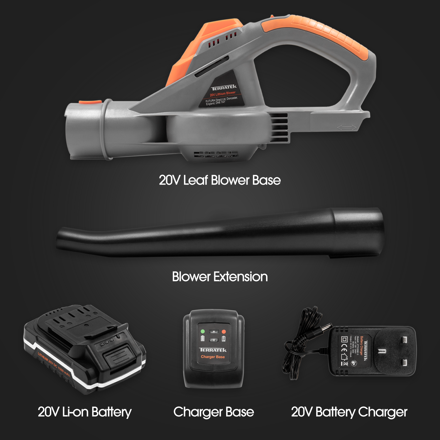Cordless Leaf Blower Lightweight Electric Garden Blower Rechargeable 20v Battery And Charger