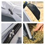 3 Man Pop Up Tent Automatic Camping Backpacking Dome Shelter | Light Slate Gray