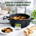 Elite Omnicooker, Pfas Free Ceramic Non-stick With 5.6l Capacity | Black
