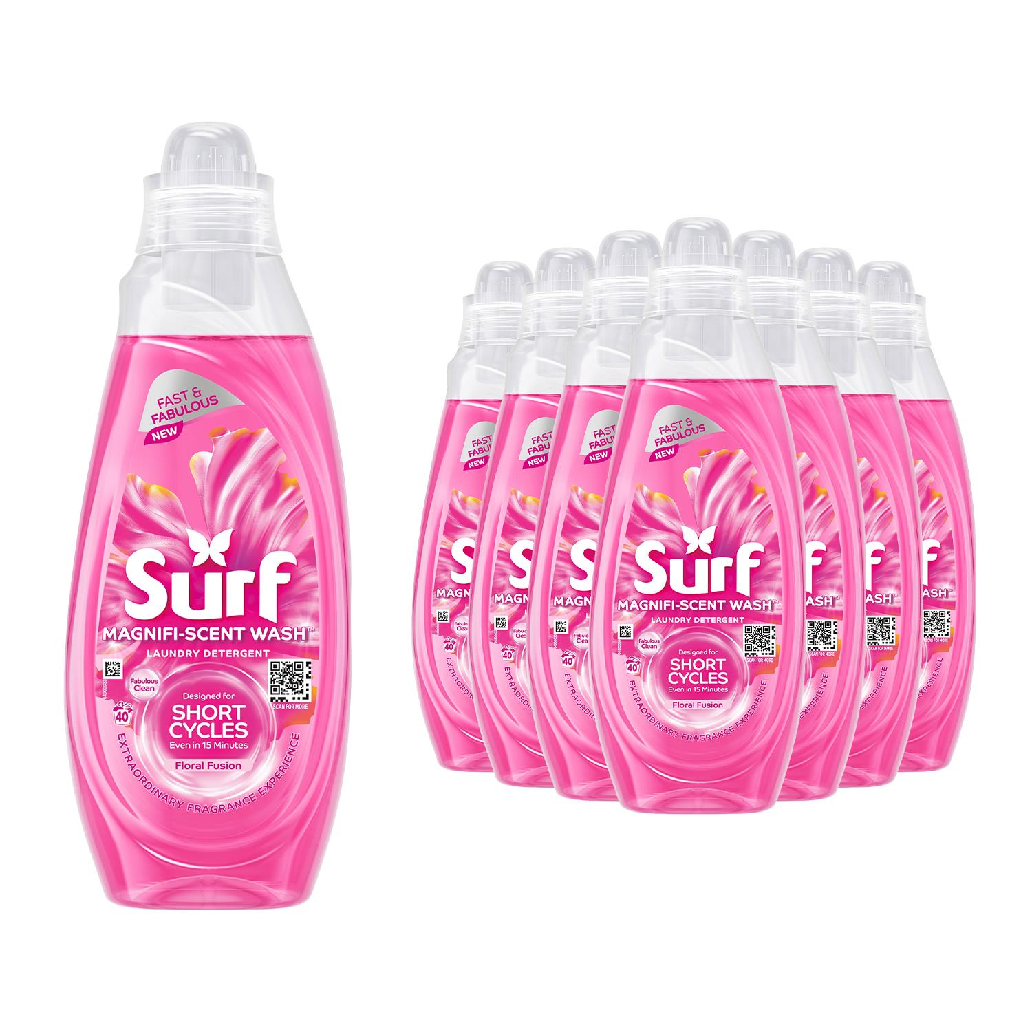 Liquid Laundry Detergent Magnifi-scent Wash Floral Fusion 1.08l - 40w, 8pk