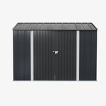 Breeins 10x5 FT Pent Roof Metal Garden Tool Storage Shed