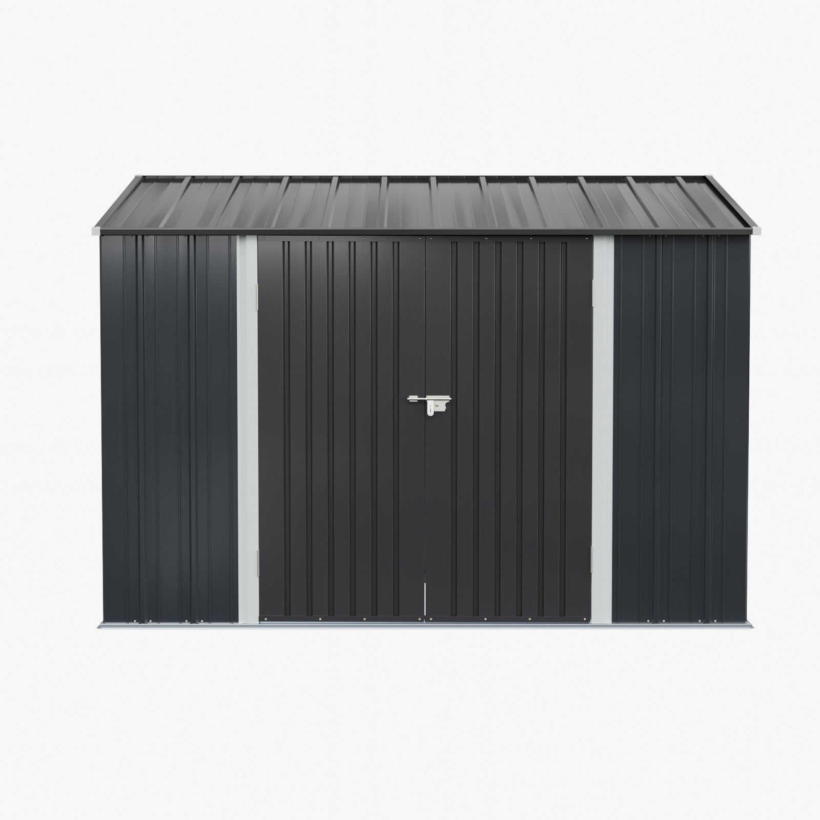 Breeins 10x5 FT Pent Roof Metal Garden Tool Storage Shed