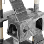 Cat Tree Scratcher Activity Centre, Condo Scratching Post Toy Bed | Gray
