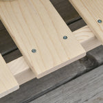 Garden Potting Bench, Sliding Tabletop, Natural | Natural