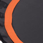 HOMCOM 40" Mini Round Fitness Trampoline, Aerobic Bouncer, Orange