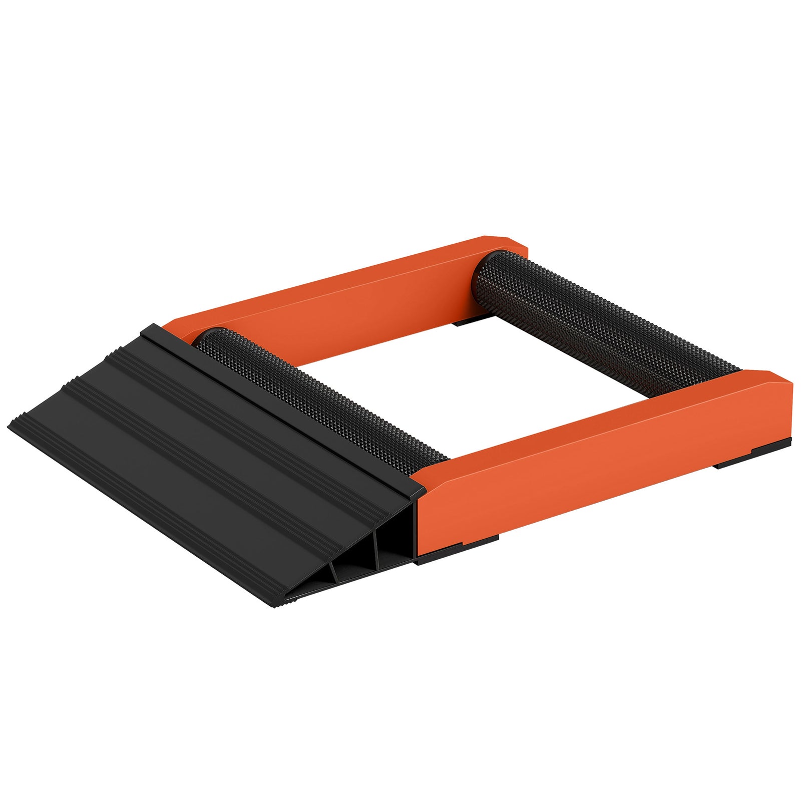 HOMCOM Motorcycle Wheel Roller Stand For Tyre Cleaning And Lubrication