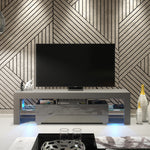 Aria Tv Unit 160cm With Led Lights | Dark Grey
