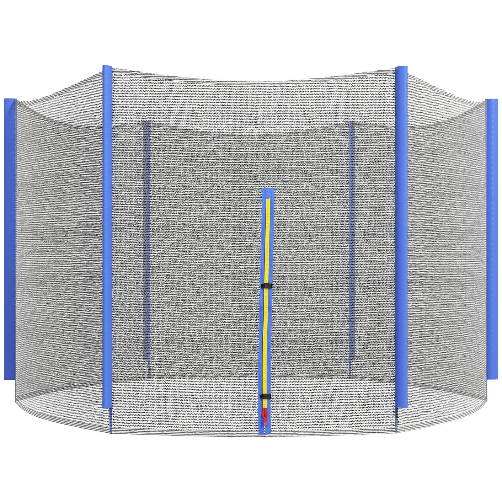 8ft Trampoline Net Replacement Safety Net W/ Zipped Door | Blue