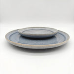 Reactive Ash Blue Glaze Dinnerware Dessert Plate Set 19.8cm | Set of 6 | Blue