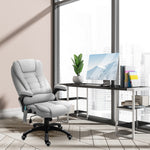 Reclining Chair W/ Heating Massage | Dove Gray