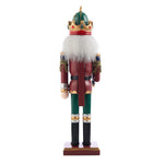 Wooden Nutcracker Soldier Figurine Christmas Ornament With Sword