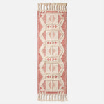 Satara Pink Kilim Wool Rug | 200cm | Pink