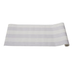 Lifeideas Pvc Grey And White Stripes Non-pasted Wallpaper Roll