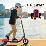 Electric Scooter, Lightweight E Scooter With Led Display | Pink