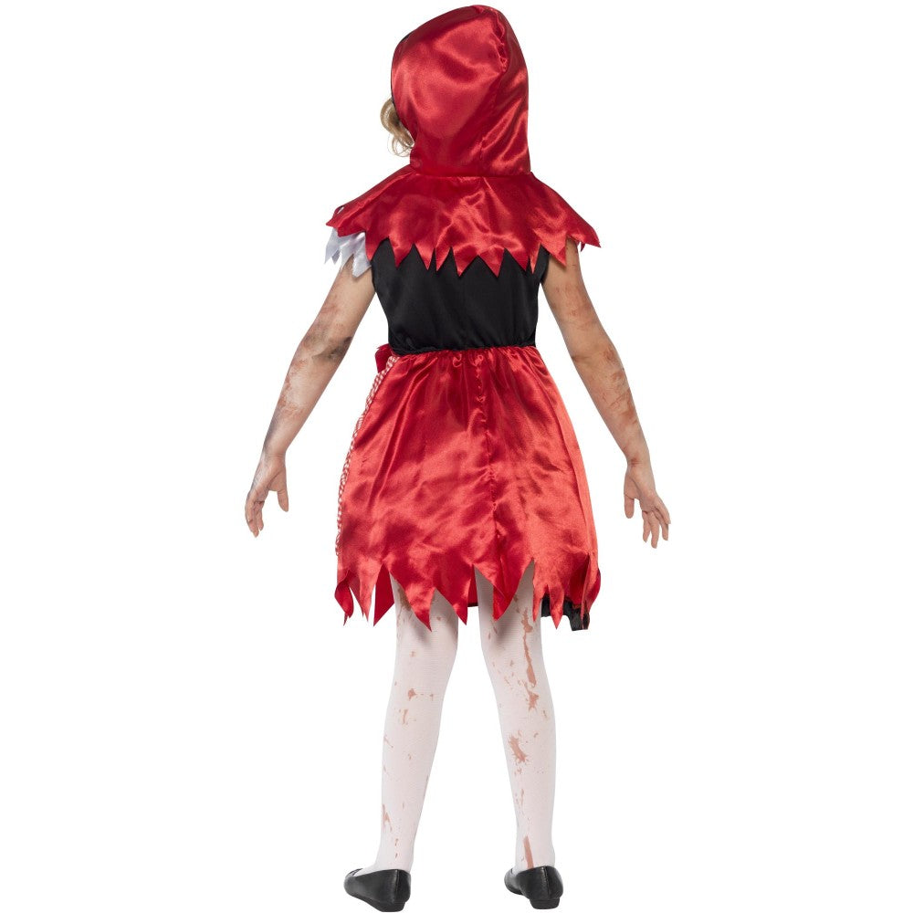 Zombie Miss Hood Child Girl's Costume | Age 10-12