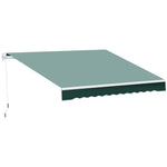 2.5x2m Garden Patio Manual Awning | Green