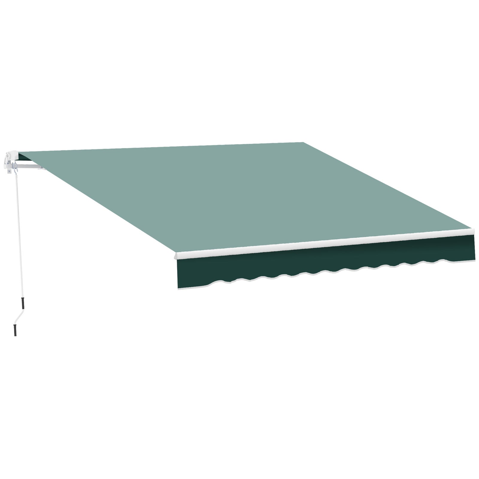 2.5x2m Garden Patio Manual Awning | Green