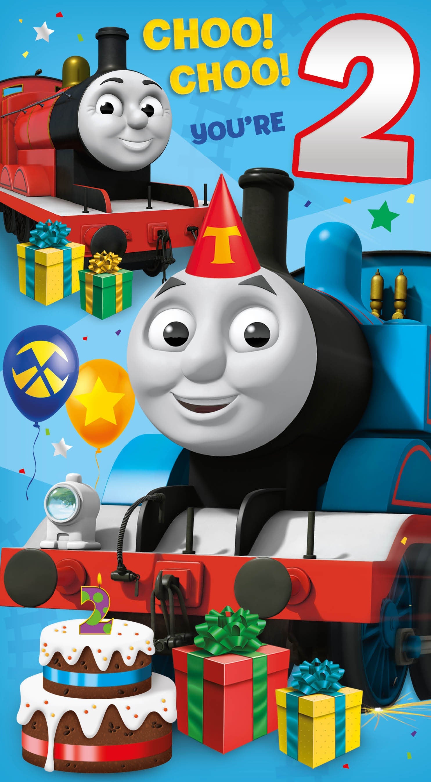 Age 2 Birthday Card Official Product