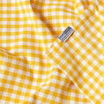Cotton Gingham Check Throw | 150cm x 200cm | Yellow