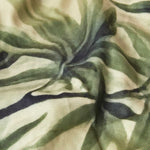 Palm Sepia Throw 130 X 170 Cm Tropical Blanket | 130cm x 170cm | Green