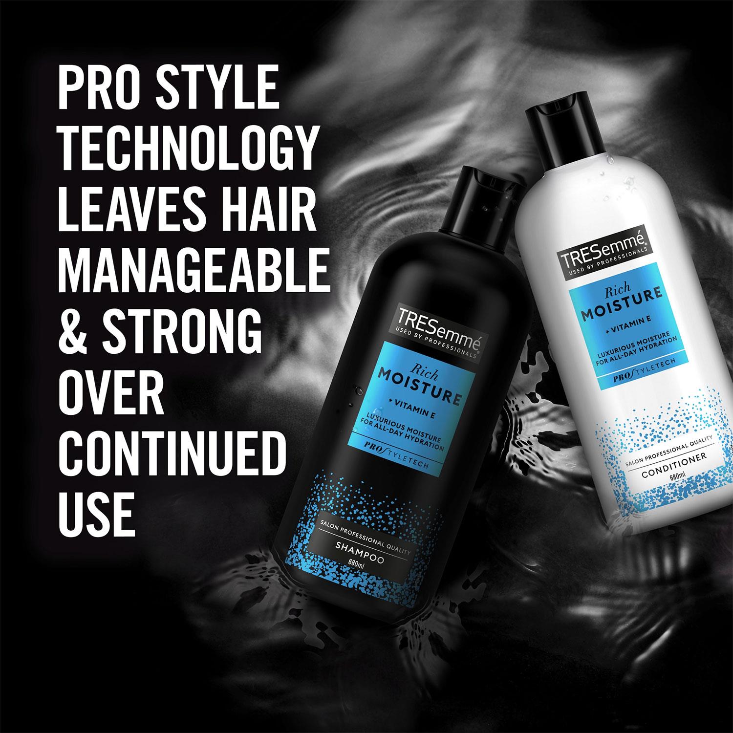 Conditioner Rich Moisture With Vitamin E For All-day Hydration, 3x680ml